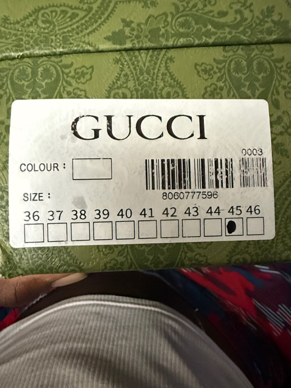 Gucci Rubber Slide ‘Green Red’ - Picture 7 of 7